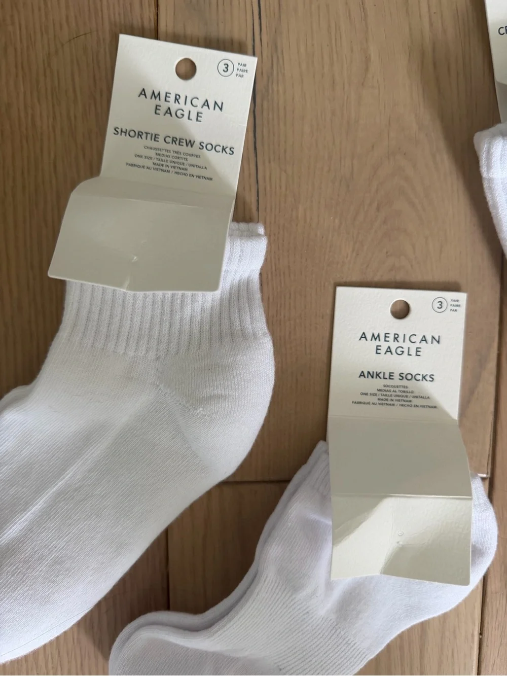 American Eagle Crew & Ankle Socks - 3-Pack
